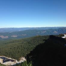 View from operating spot