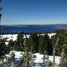 View of Waldo Lake from the hamshack