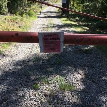 Road to Mt Hagan, W7O/CM-120