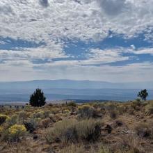 View of Pine Mt from West Butte