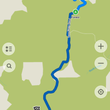 Gate located at Point A (green dot)