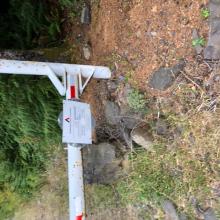 American Tower No Trespassing sign