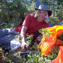 W7TAO operating the Begali Adventure paddle on Cowap Peak