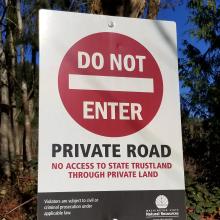 Do not enter sign (close up from picture below)