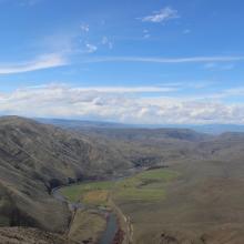 Looking North toward Ellensburg