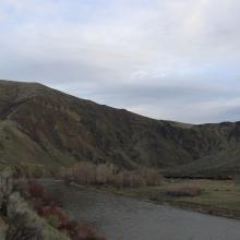 Driving home, looking back at Baldy Mtn from North
