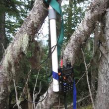 2M station with vertical dipole