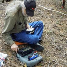 WB4SPB operating the KX3