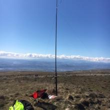 Looking towards Columbia River from Stacker Butte Activation Location