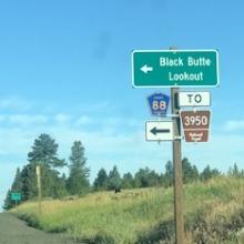 Black Butte LO Sign