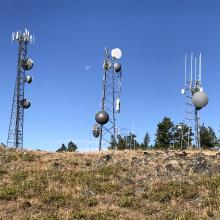 Radio Towers on Black Mountain