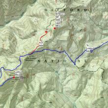 Map of area near D-Layer