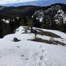 Heading down from Red Top