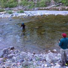Fording the NF Blackfoot River