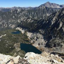 View east from summit